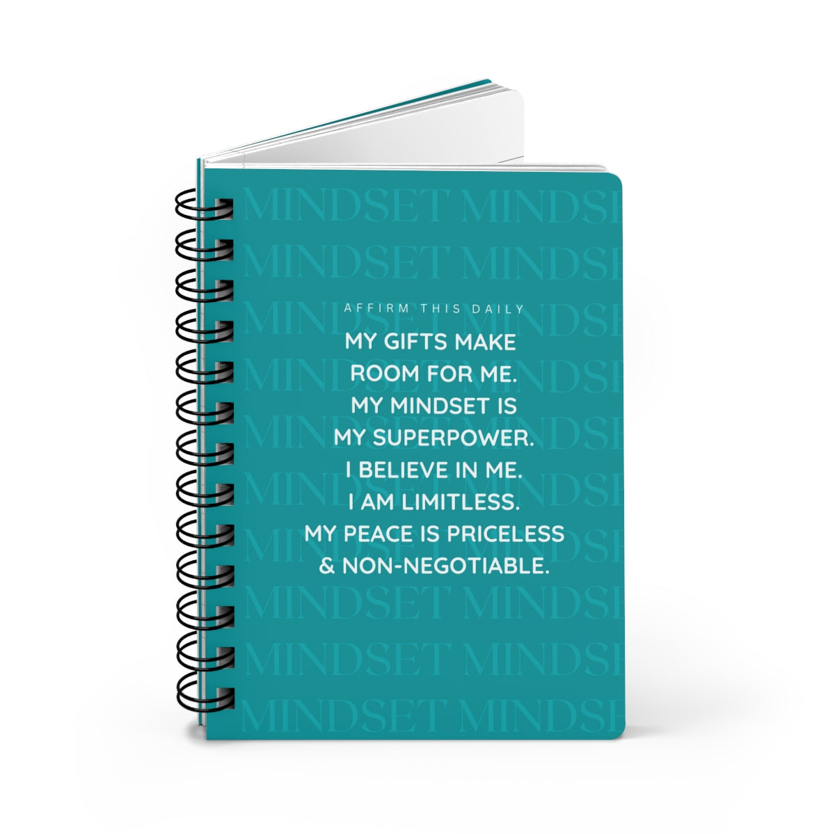 "Mindset Affirmations" Spiral Bound Journal
