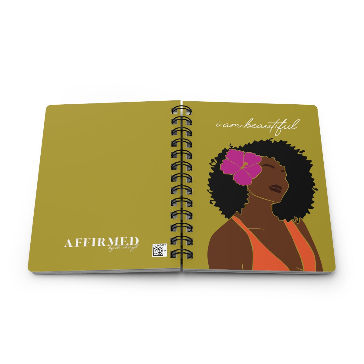 "I am Beautiful" Spiral Bound Journal