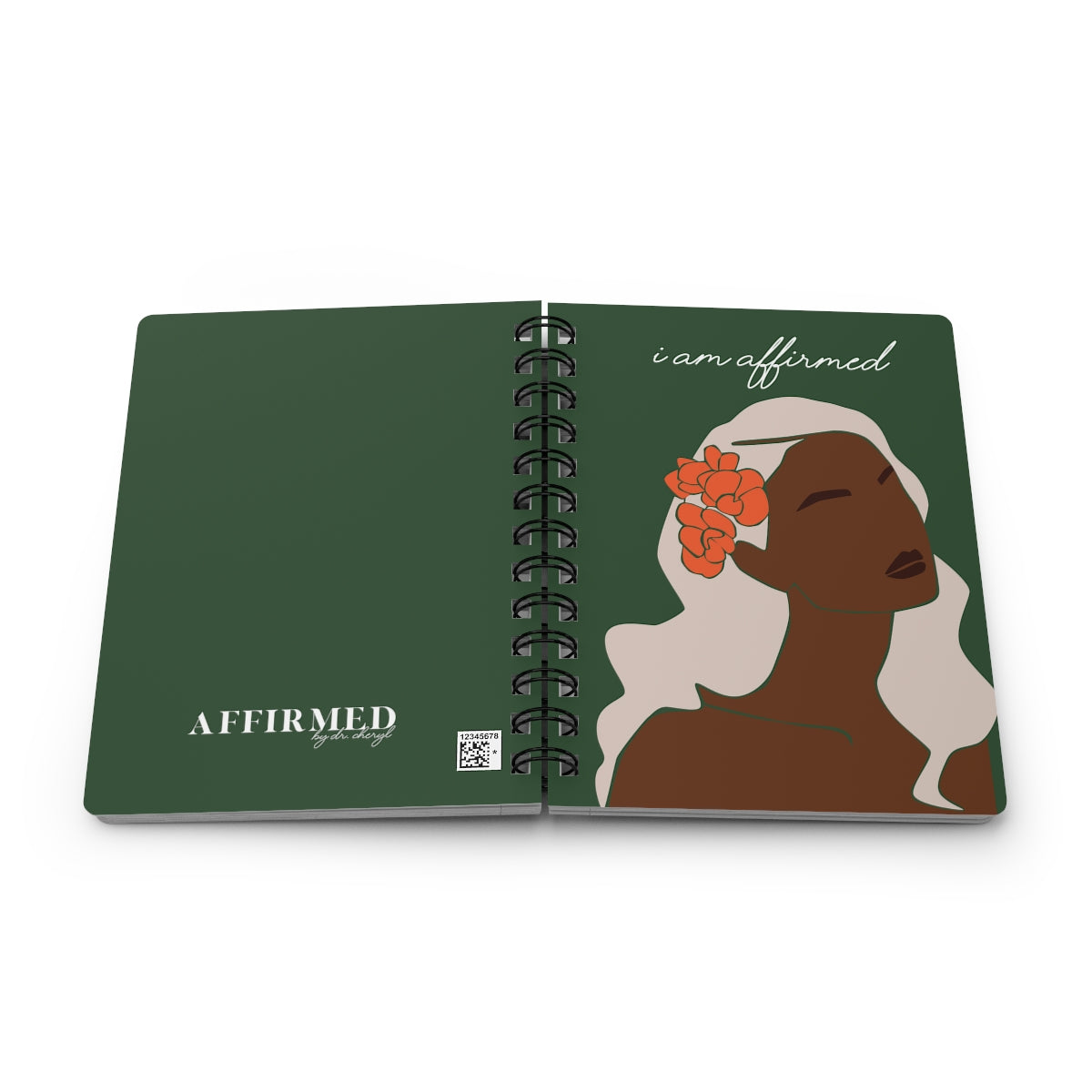 "I Am Affirmed" Spiral Bound Journal