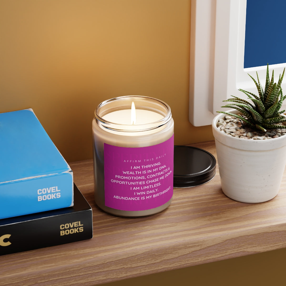 "Prosperity" Affirmation Scented Candle, 9oz