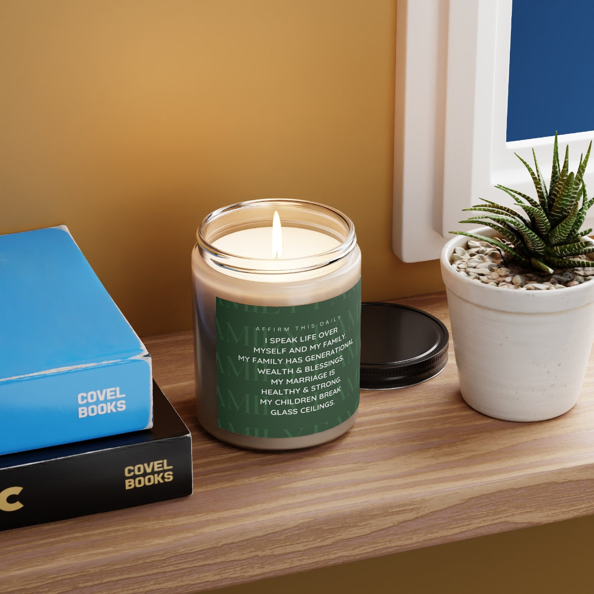 "Family" Affirmation Scented Candle, 9oz