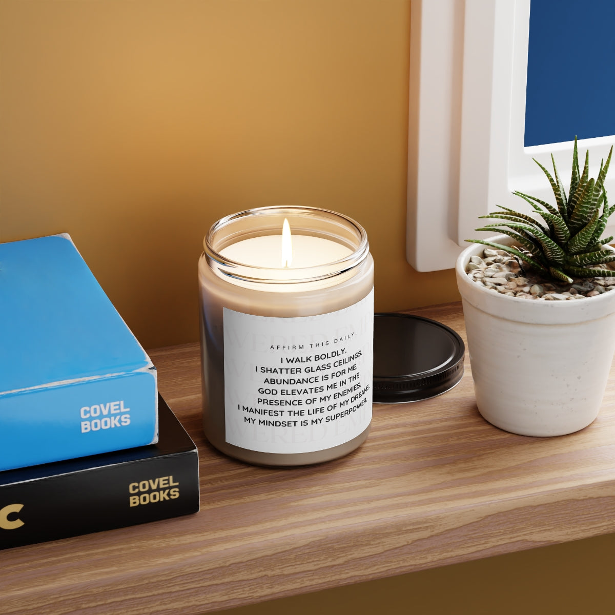 "Empowered" Affirmation Scented Candle, 9oz