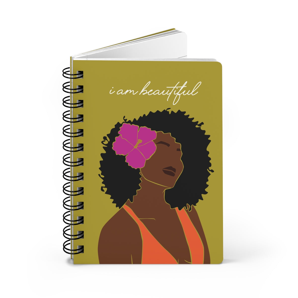 "I am Beautiful" Spiral Bound Journal