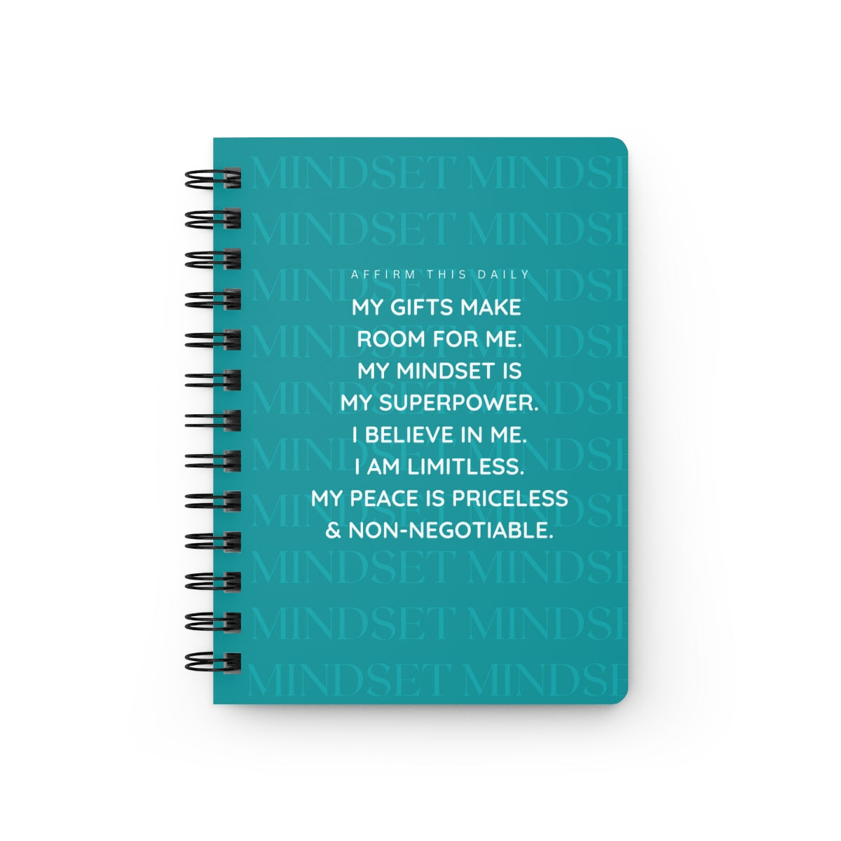"Mindset Affirmations" Spiral Bound Journal