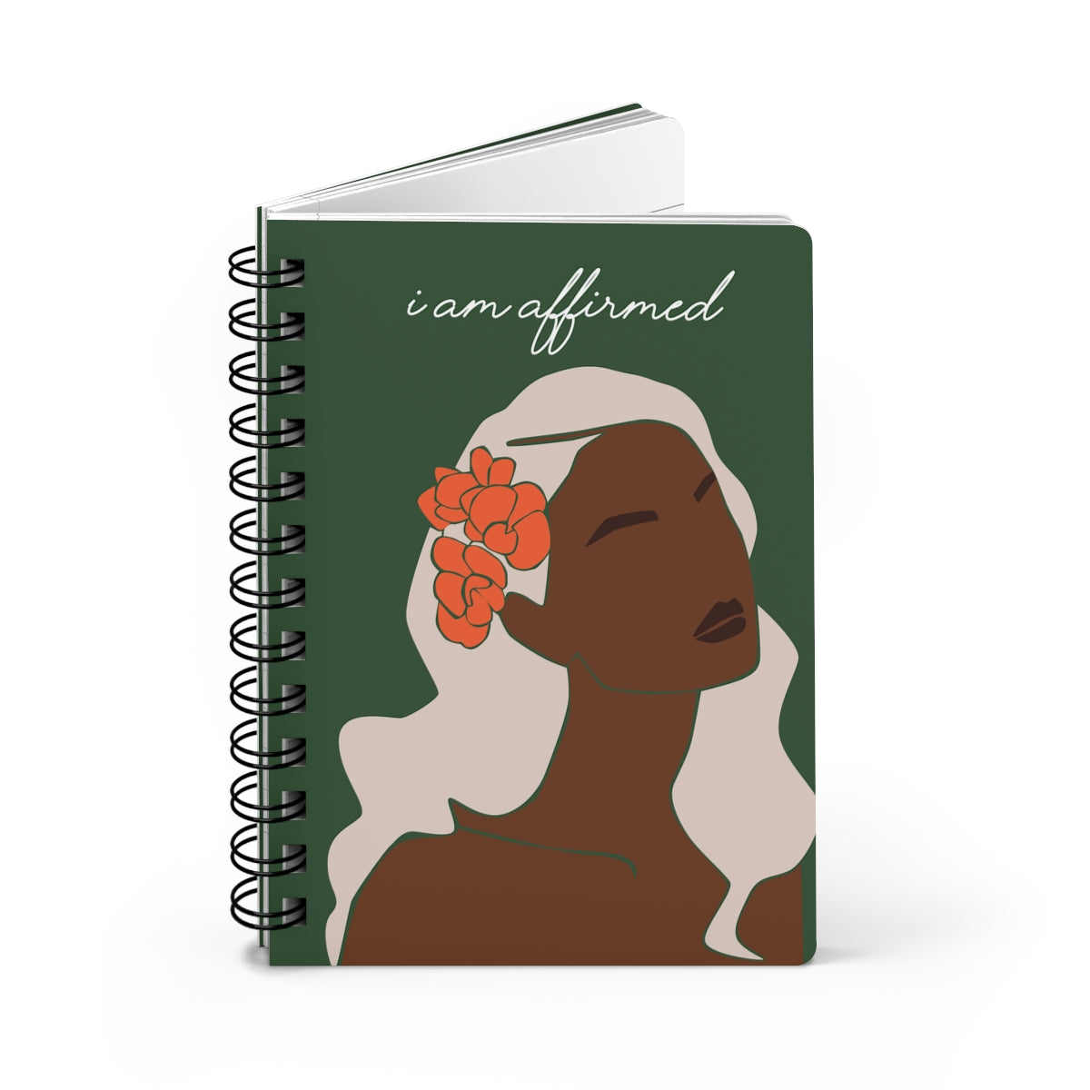 "I Am Affirmed" Spiral Bound Journal