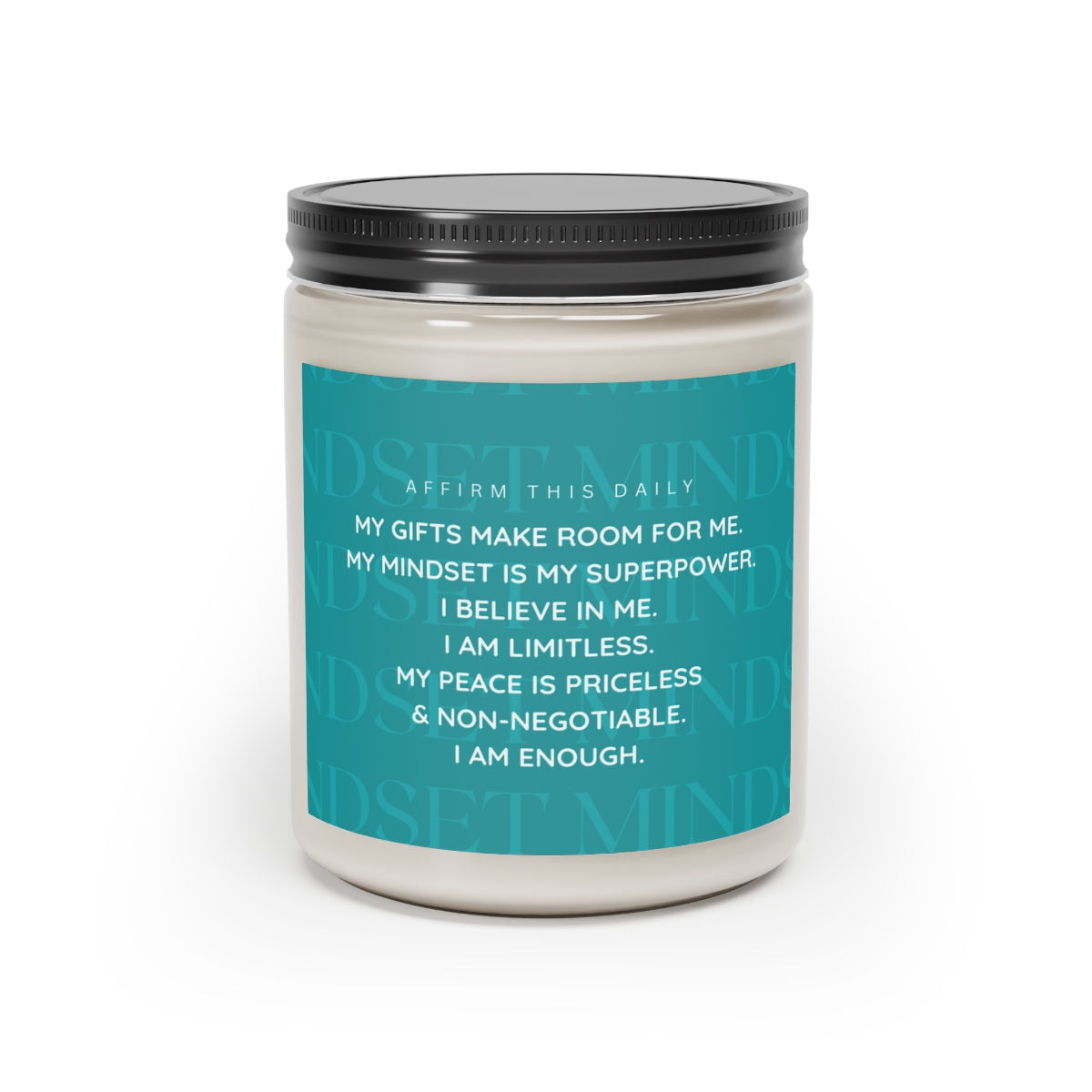 "Mindset" Affirmation Scented Candle, 9oz
