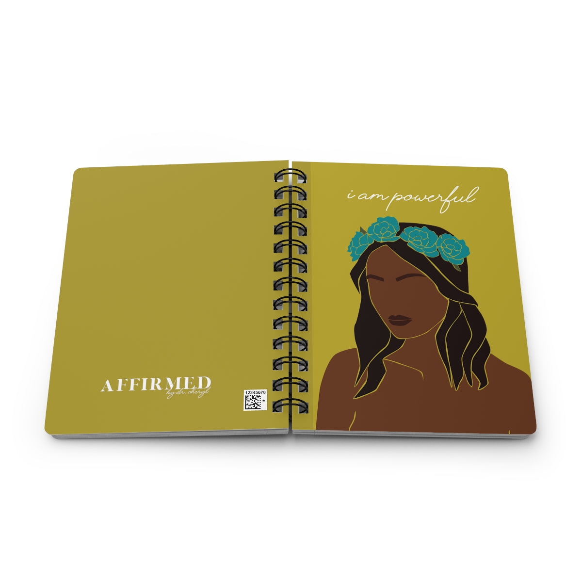 "I Am Powerful" Spiral Bound Journal