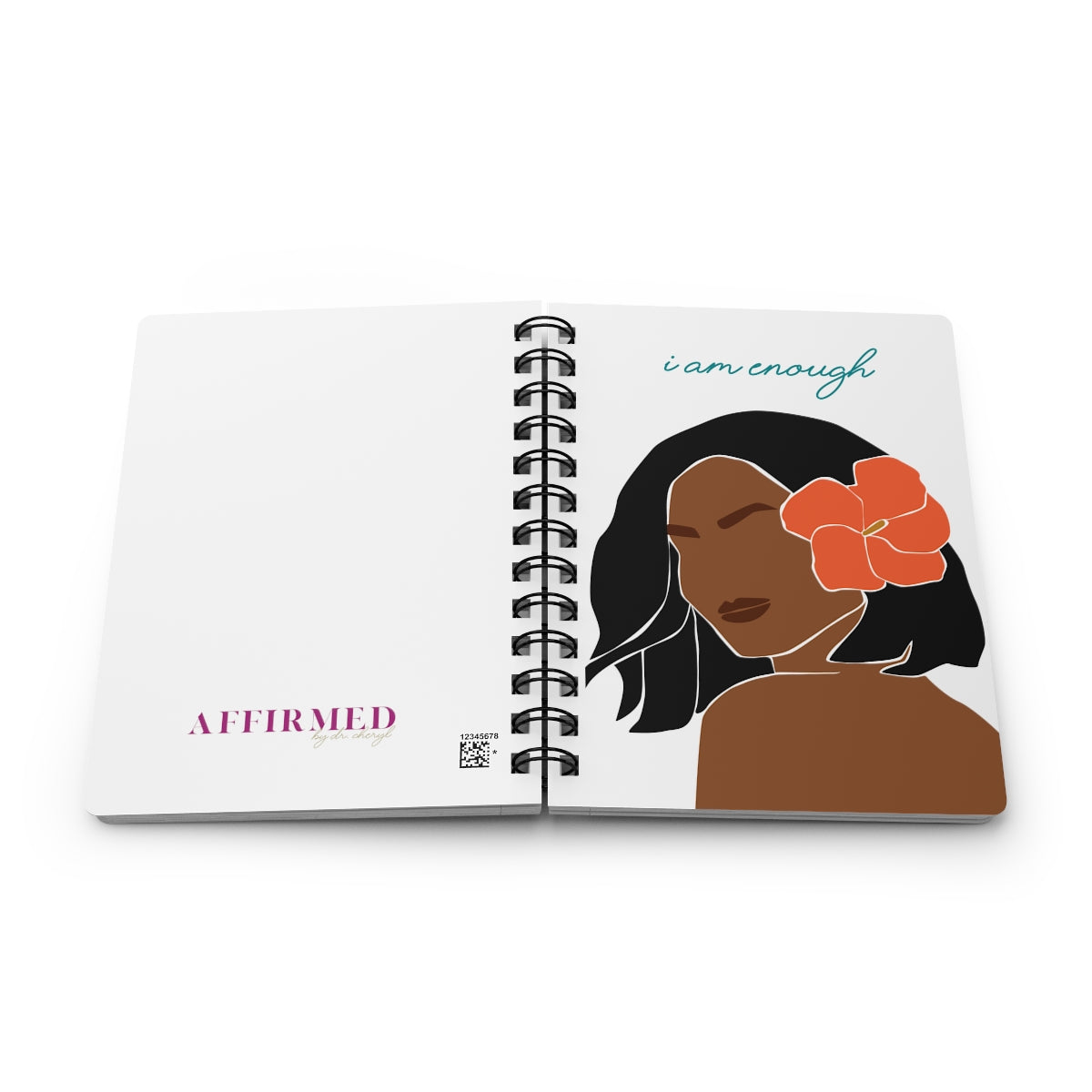 "I Am Enough" Spiral Bound Journal
