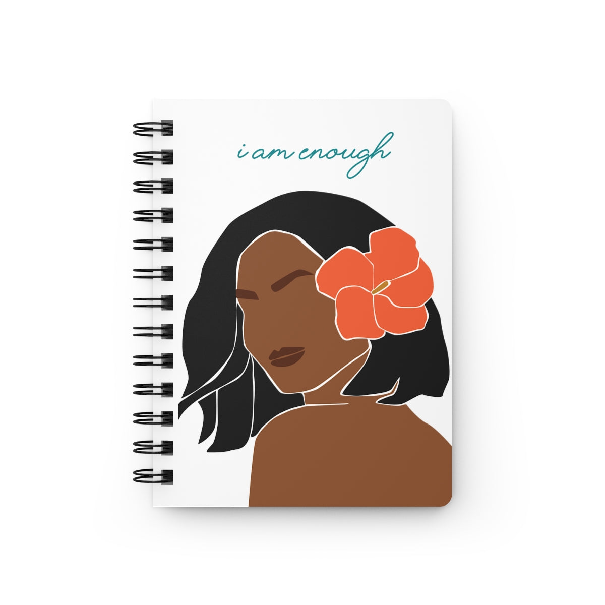 "I Am Enough" Spiral Bound Journal