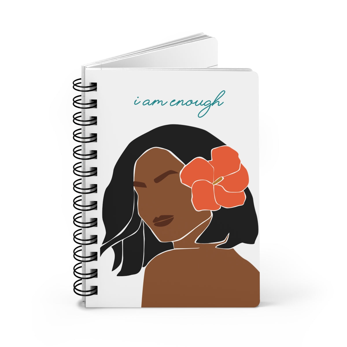 "I Am Enough" Spiral Bound Journal