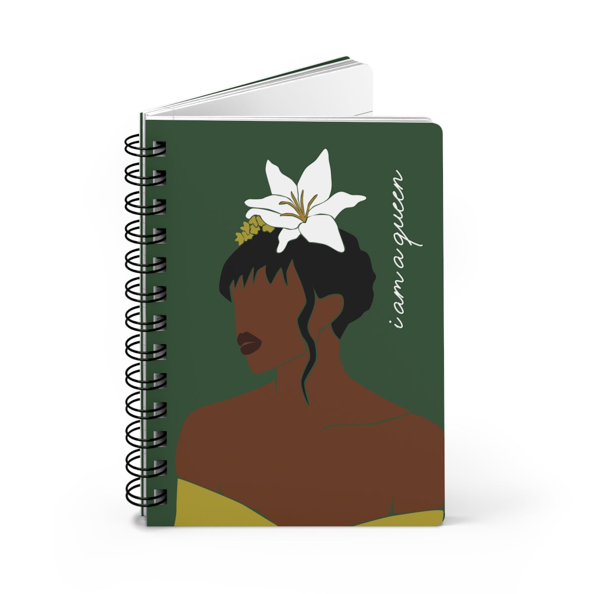 "I Am a Queen" Spiral Bound Journal