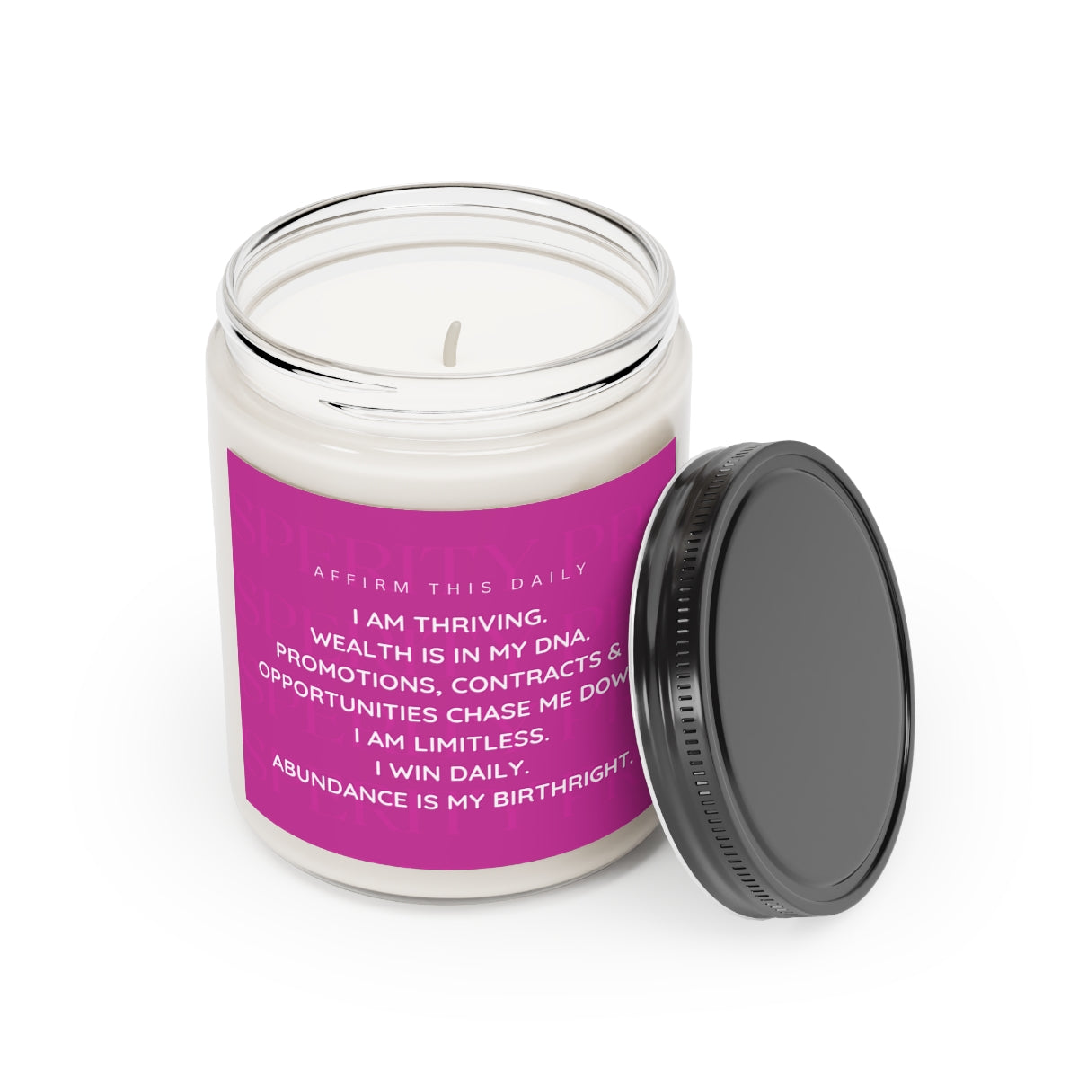 "Prosperity" Affirmation Scented Candle, 9oz