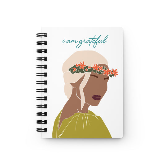 "I Am Grateful" Spiral Bound Journal