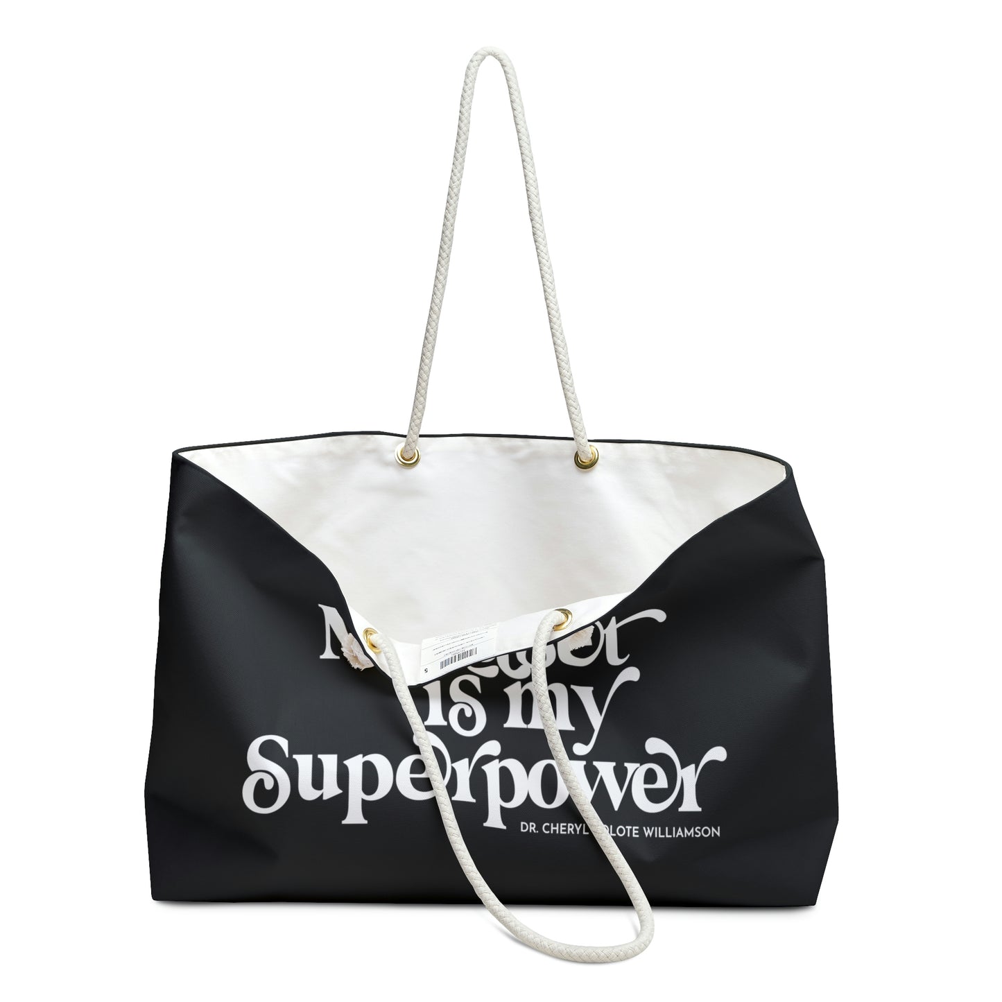 "My Mindset is My Superpower" Weekender Bag